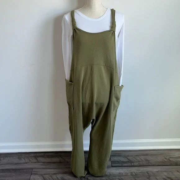 Olive Green Jumpsuit NWOT - Picture 10 of 13